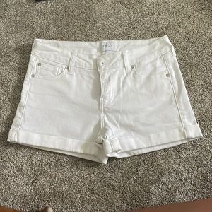 Celebrity Pink white jean shorts